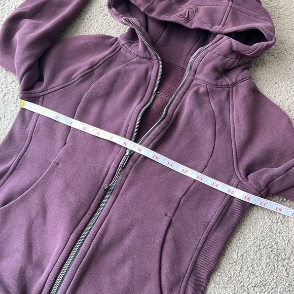 Lululemon Scuba Hoodie Light Cotton Fleece Cherry Cola - Picture 11 of 11